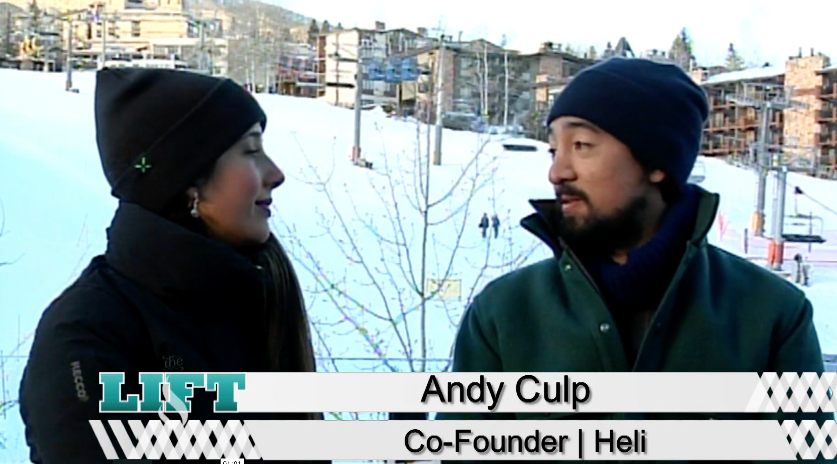 Andy Could Interview with Lift in Aspen, Co