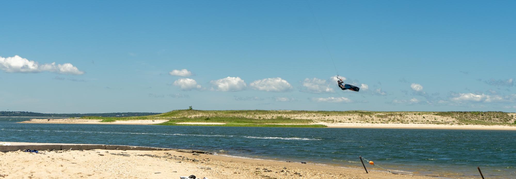 kiteboarding in the hamptons